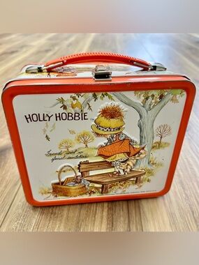 Vintage 70s American Greetings Holly Hobbie Aladdin Metal Lunchbox